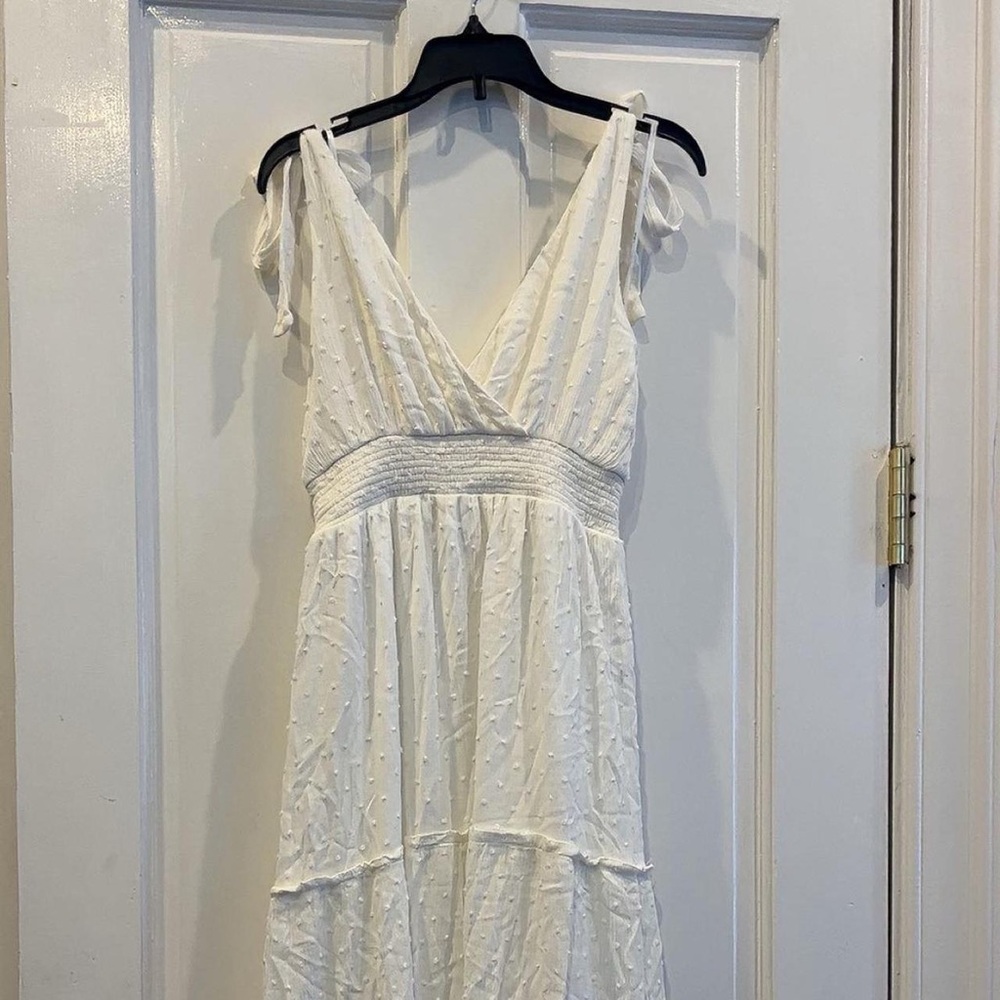 Lulu's White Backless Dress